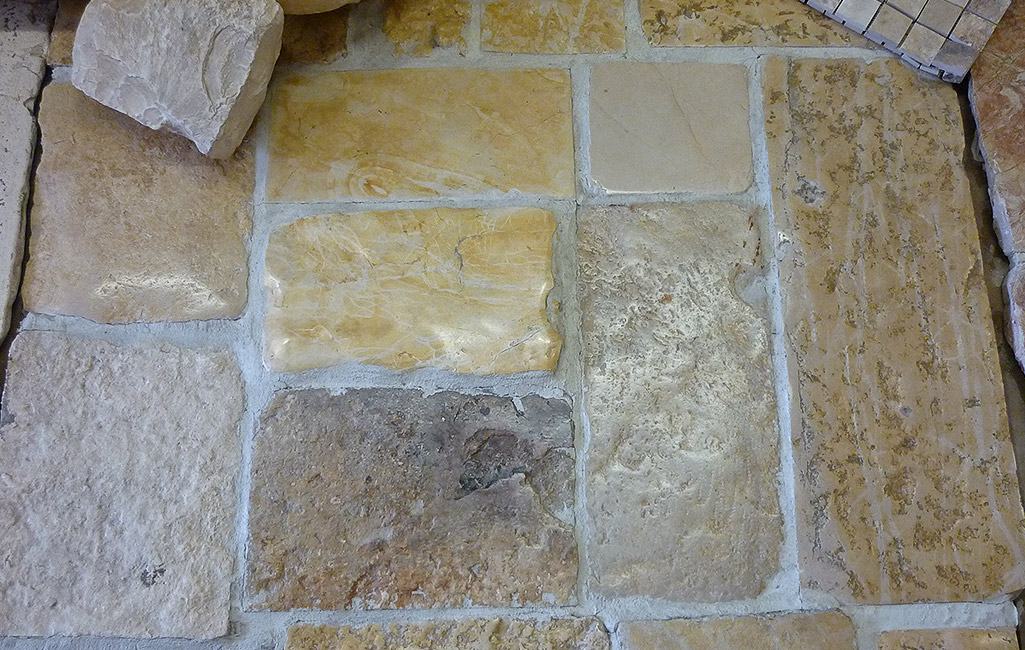 Naturstein - Jerusalem Stone gelber Mix